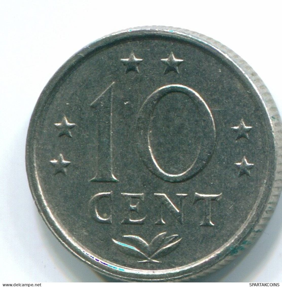 10 CENTS 1978 NIEDERLÄNDISCHE ANTILLEN Nickel Koloniale Münze #S13578.D.A - Antillas Neerlandesas