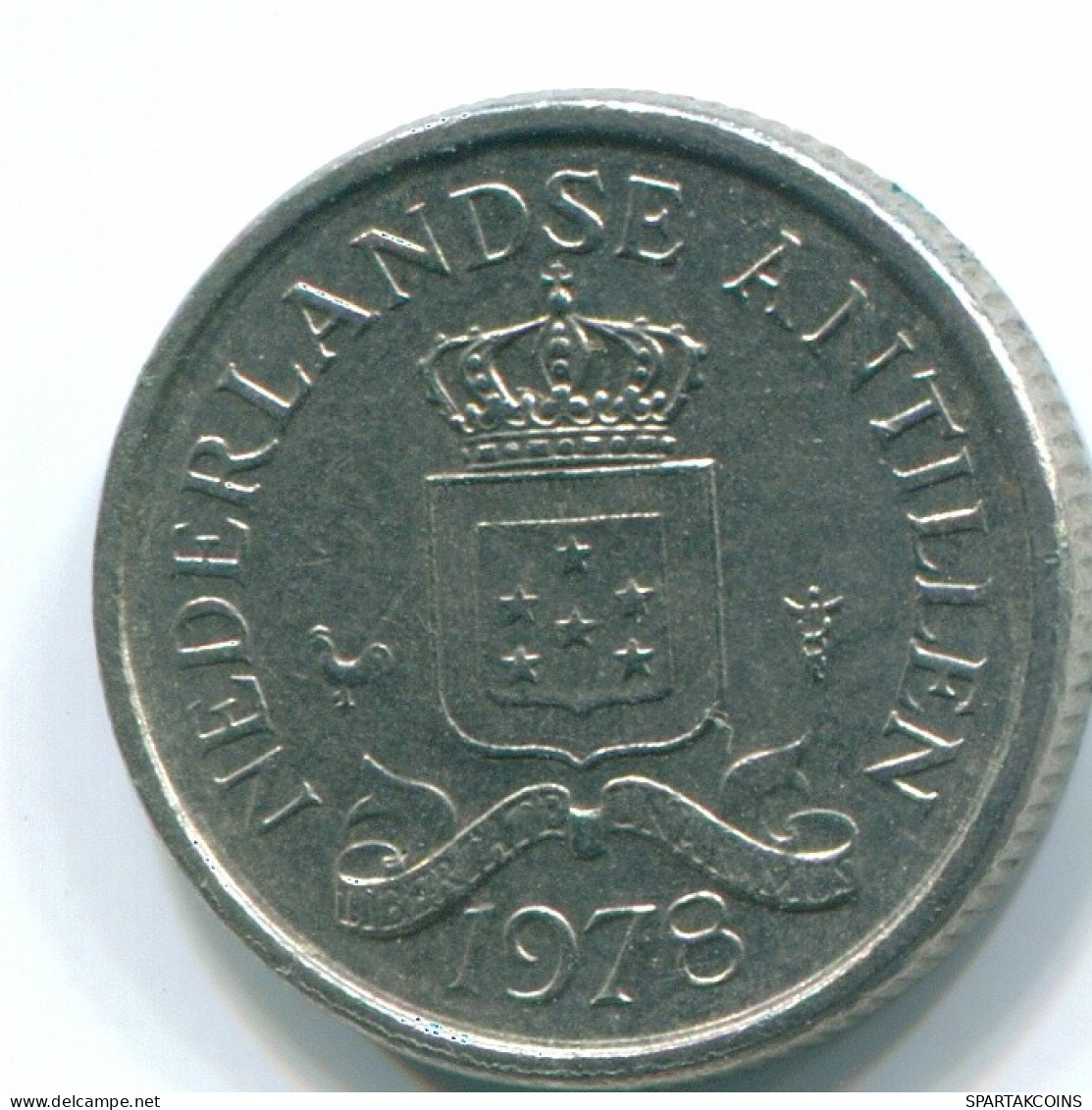 10 CENTS 1978 NIEDERLÄNDISCHE ANTILLEN Nickel Koloniale Münze #S13578.D.A - Netherlands Antilles