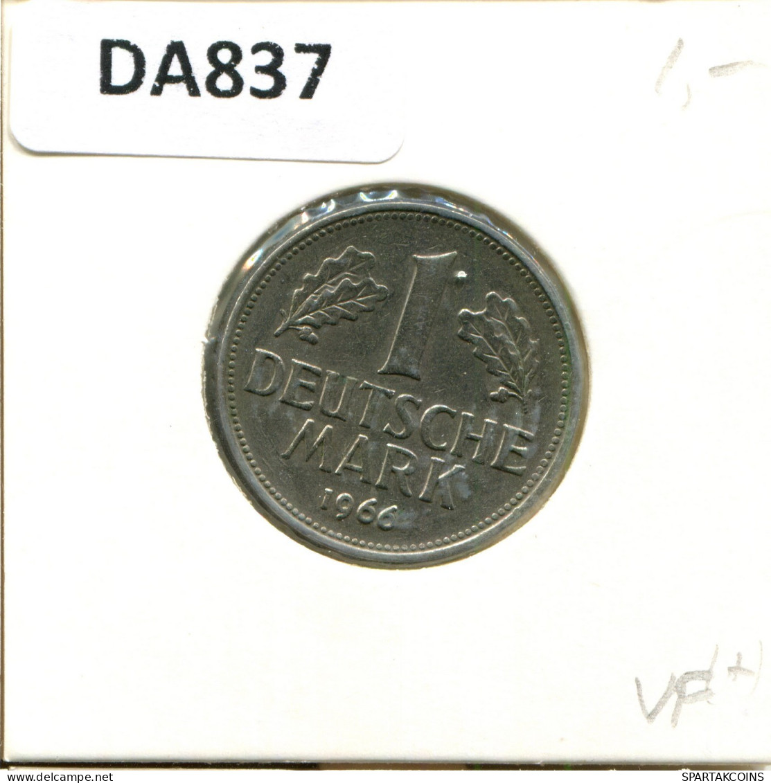1 DM 1966 D BRD ALLEMAGNE Pièce GERMANY #DA837.F.A - 1 Mark