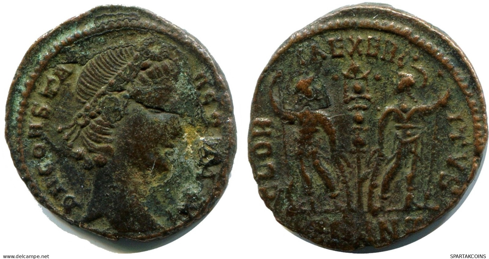 CONSTANS MINTED IN ANTIOCH FROM THE ROYAL ONTARIO MUSEUM #ANC11800.14.F.A - The Christian Empire (307 AD To 363 AD)