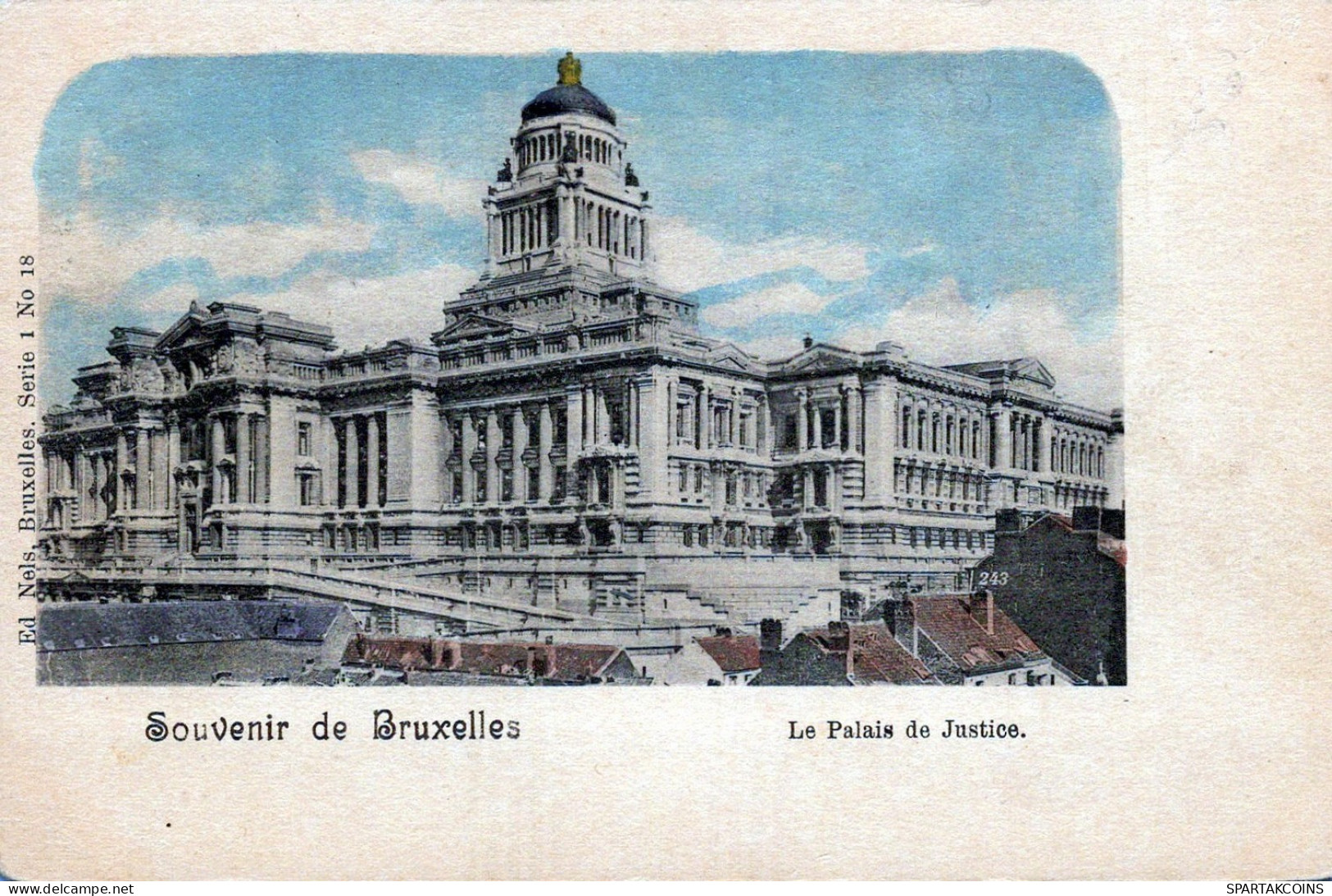 BELGIUM BRUSSELS Postcard CPA #PAD796.A - Bruxelles-ville