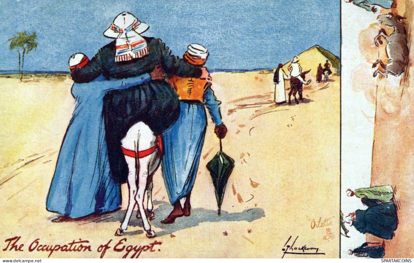 ÂNE Animaux Vintage Antique CPA Carte Postale #PAA023.A - Donkeys