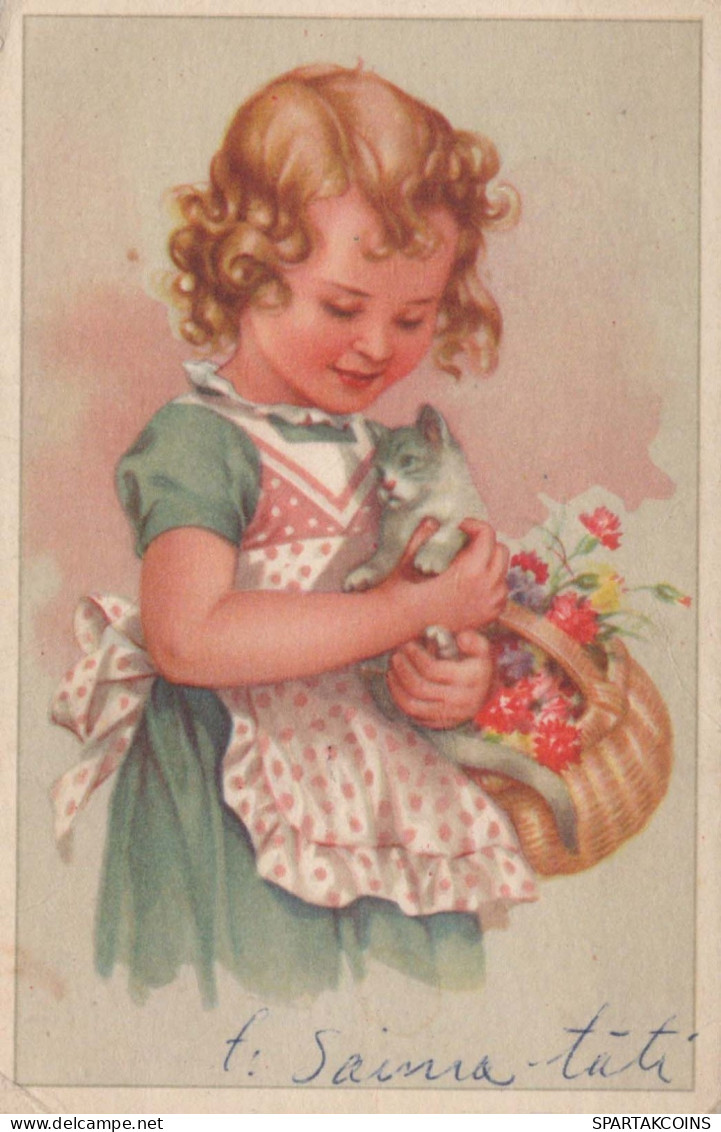 ENFANTS Portrait Vintage Carte Postale CPSMPF #PKG842.A - Abbildungen