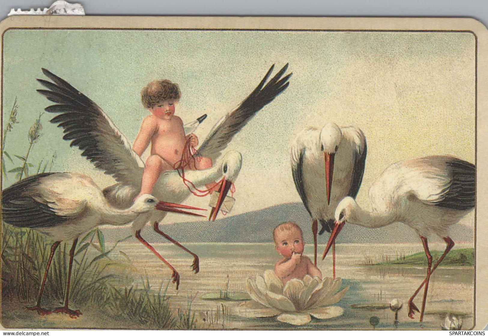 ENFANTS Scènes Paysages Vintage Carte Postale CPSMPF #PKG687.A - Scene & Paesaggi
