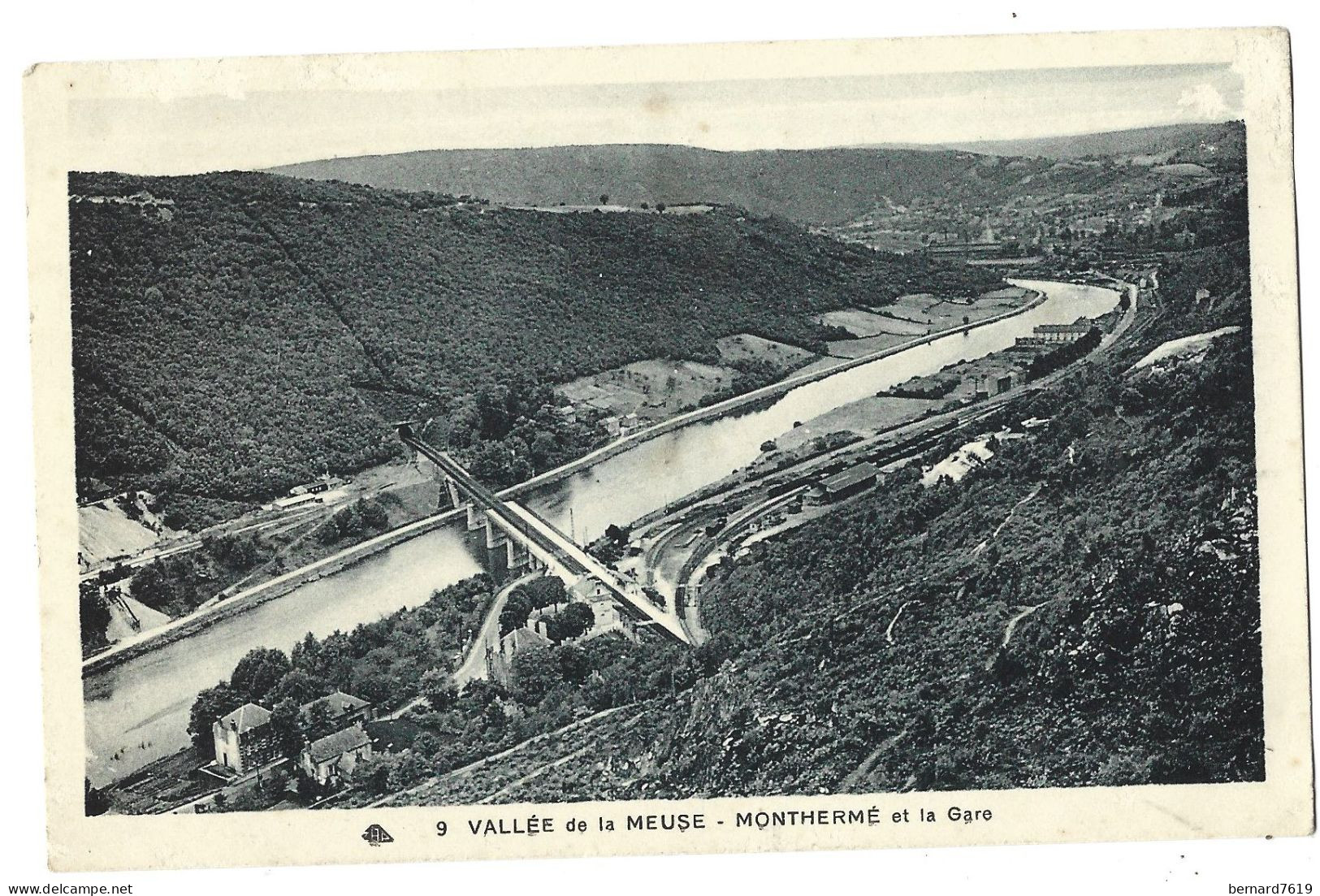 08  Montherme  Et La Gare  -  Vallee De La Meuse - Montherme