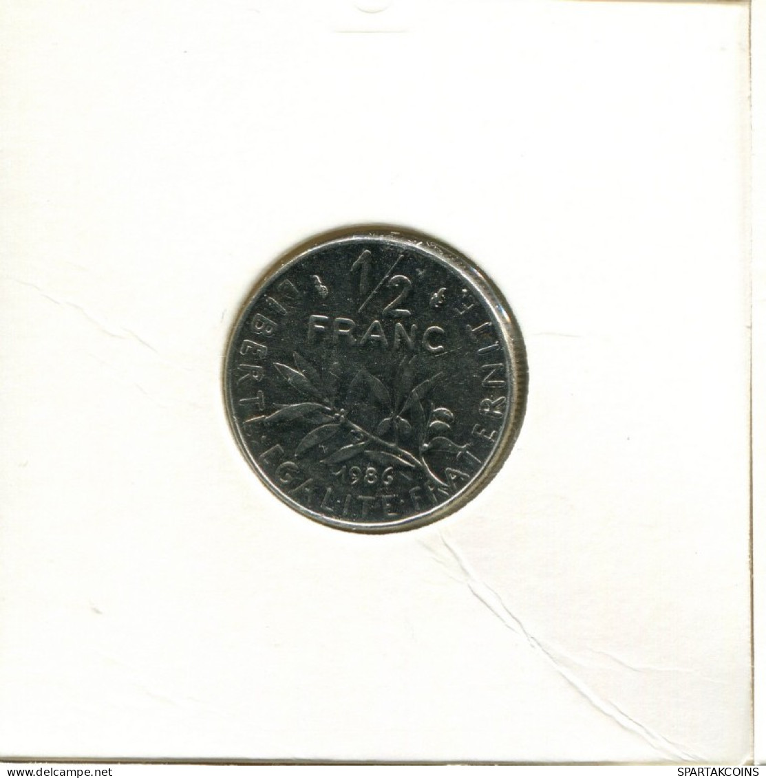 1/2 FRANC 1986 FRANCIA FRANCE Moneda #AK485.E.A - 1/2 Franc