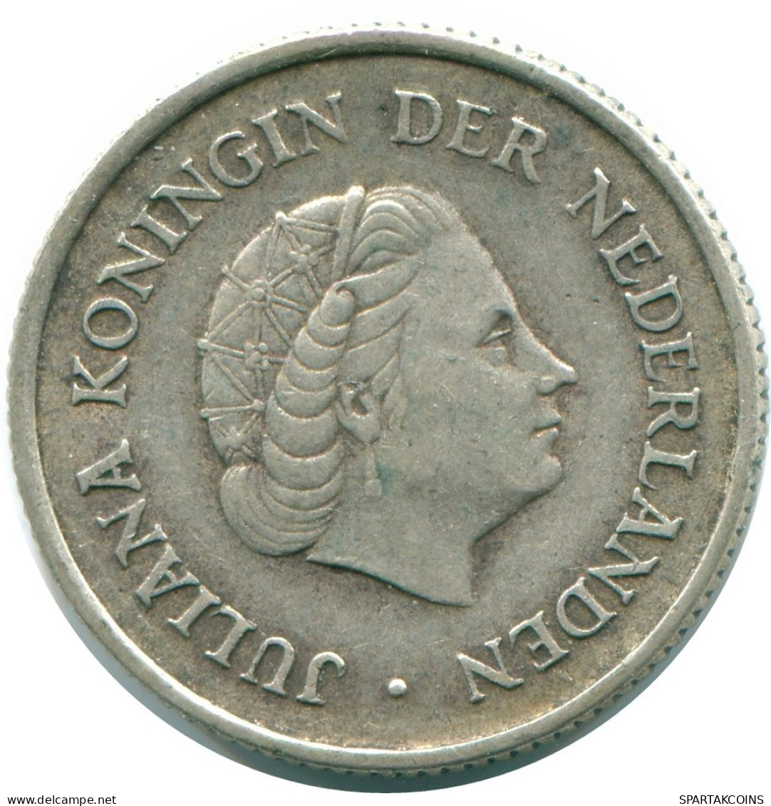 1/4 GULDEN 1965 NETHERLANDS ANTILLES SILVER Colonial Coin #NL11425.4.U.A - Niederländische Antillen