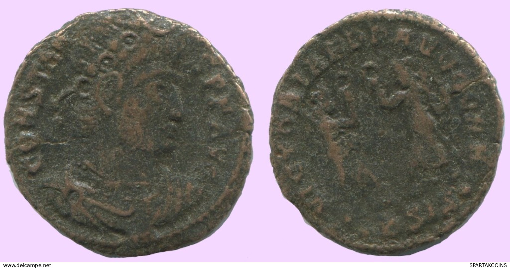 LATE ROMAN EMPIRE Follis Ancient Authentic Roman Coin 1.4g/16mm #ANT2023.7.U.A - La Fin De L'Empire (363-476)