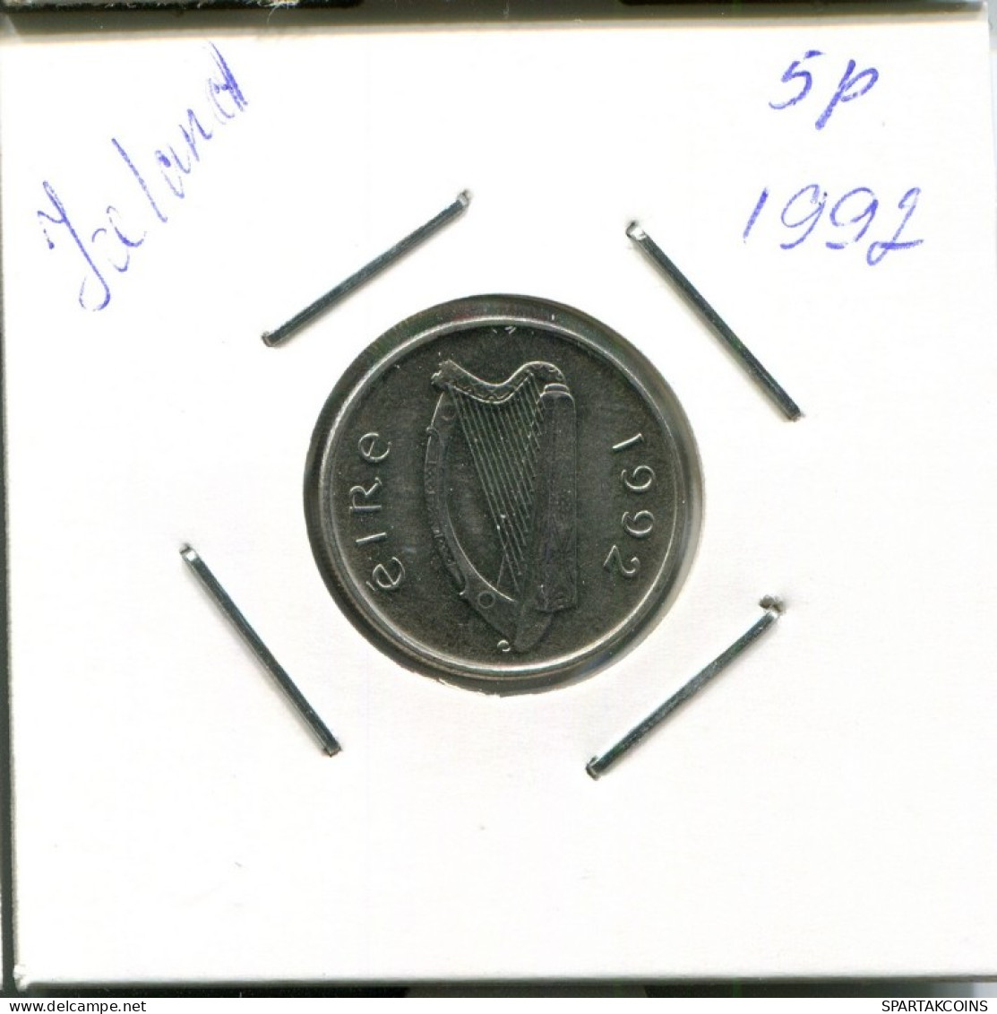 5 PENCE 1992 IRELAND Coin #AN601.U.A - Irlanda