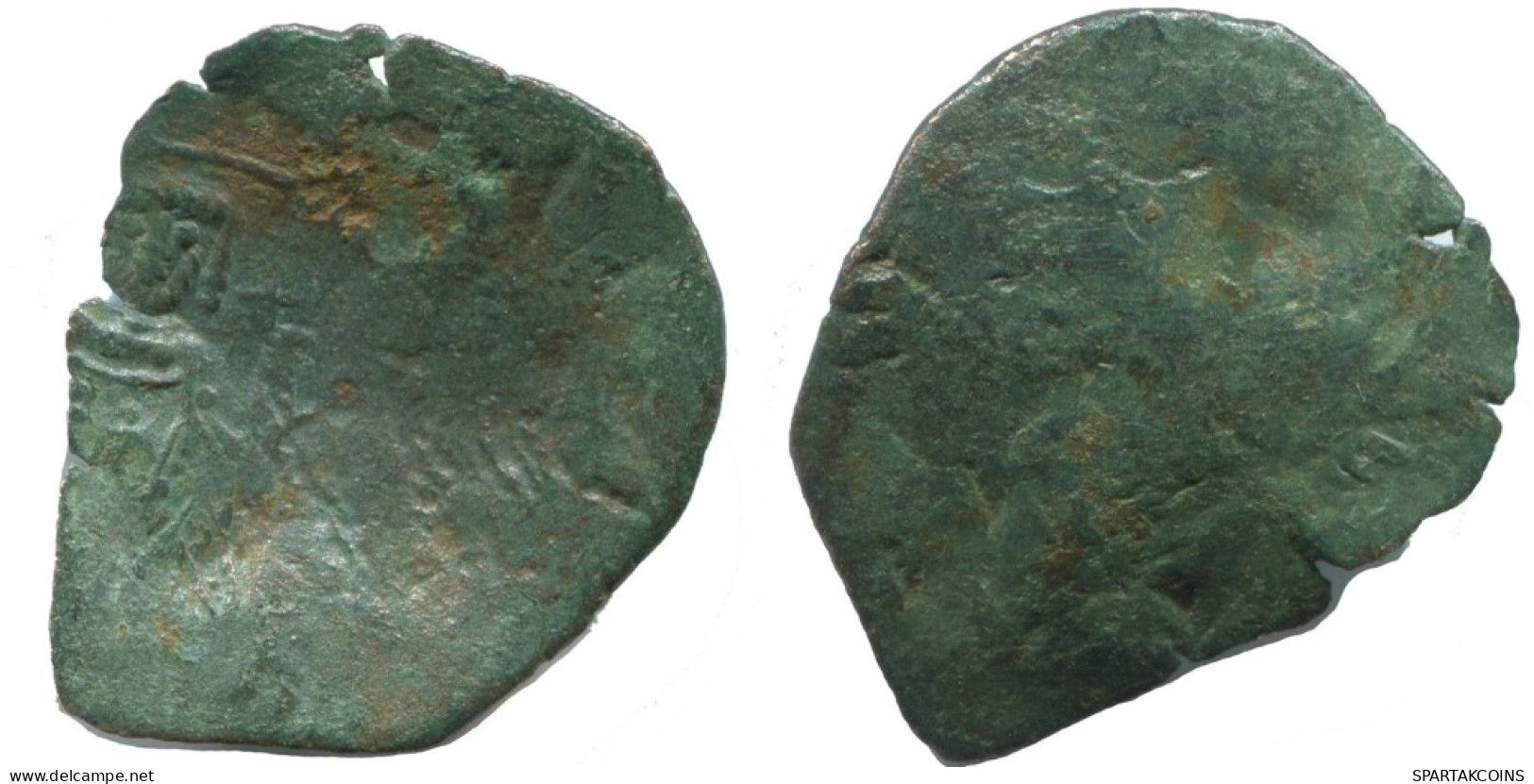 TRACHY BYZANTINISCHE Münze  EMPIRE Antike Authentisch Münze 1.4g/20mm #AG658.4.D.A - Byzantine