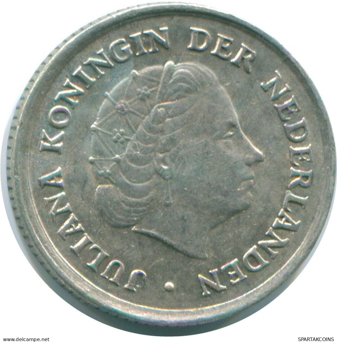 1/10 GULDEN 1966 ANTILLES NÉERLANDAISES ARGENT Colonial Pièce #NL12676.3.F.A - Antillas Neerlandesas