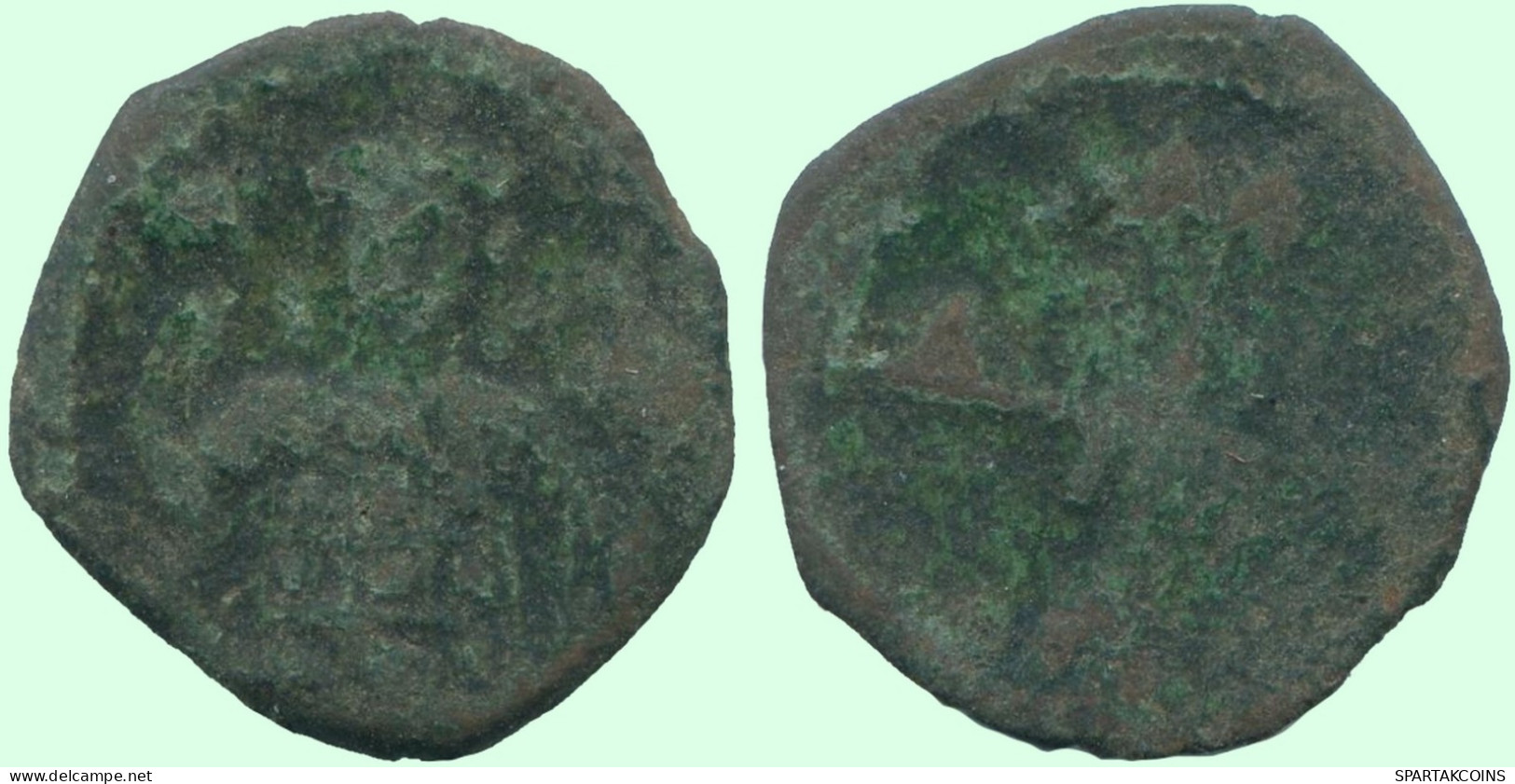 Authentique Original Antique BYZANTIN EMPIRE Pièce 1.4g/16.53mm #ANC13596.16.F.A - Byzantinische Münzen