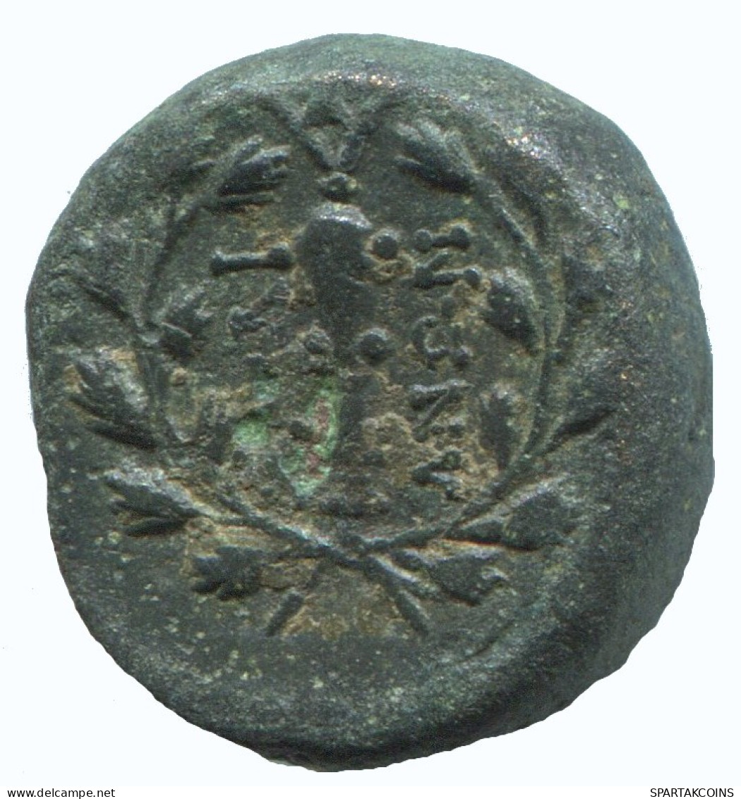 WREATH Antike Authentische Original GRIECHISCHE Münze 4.3g/16mm #NNN1415.9.D.A - Griechische Münzen