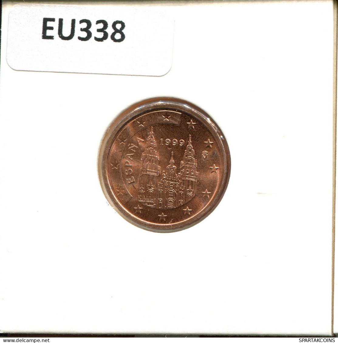 2 EURO CENTS 1999 SPANIEN SPAIN Münze #EU338.D.A - Spanien