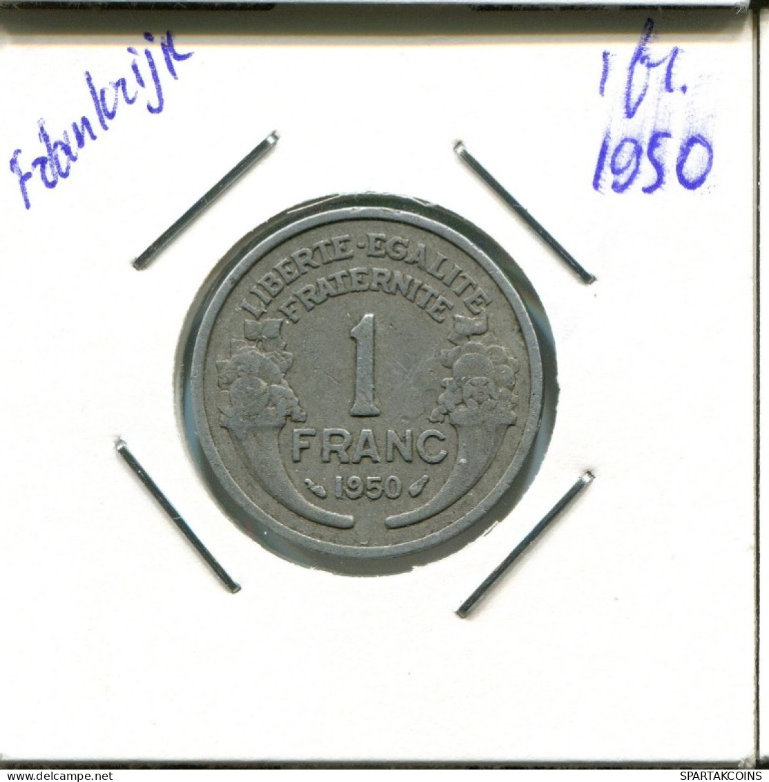 1 FRANC 1950 FRANCE Pièce Française #AN949.F.A - 1 Franc