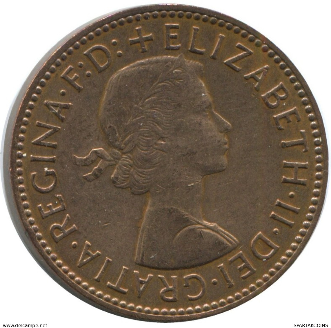 HALF PENNY 1959 UK GROßBRITANNIEN GREAT BRITAIN Münze #AG834.1.D.A - C. 1/2 Penny