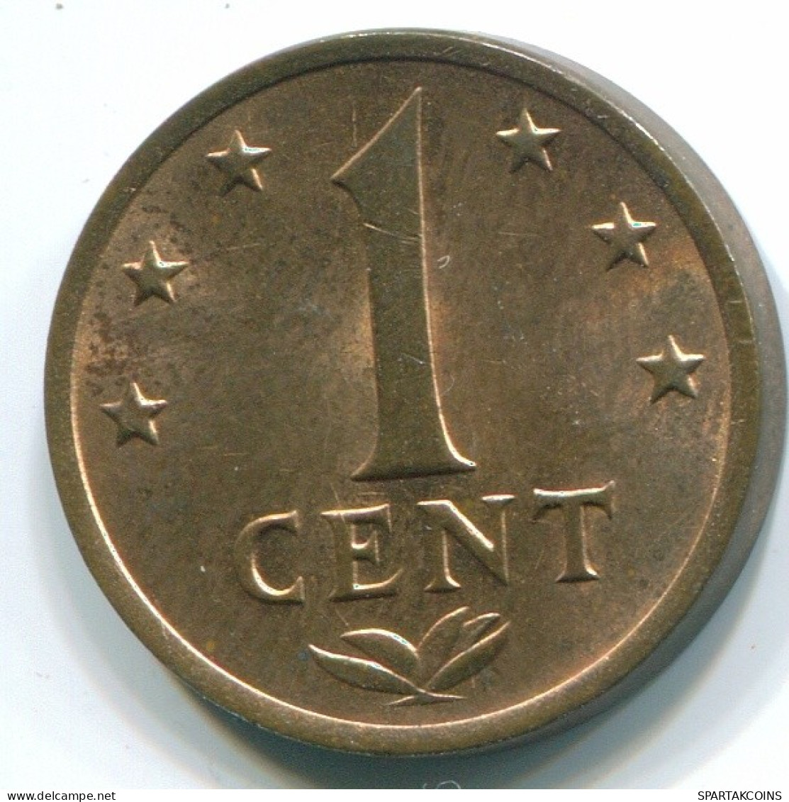1 CENT 1972 NETHERLANDS ANTILLES Bronze Colonial Coin #S10634.U.A - Antille Olandesi