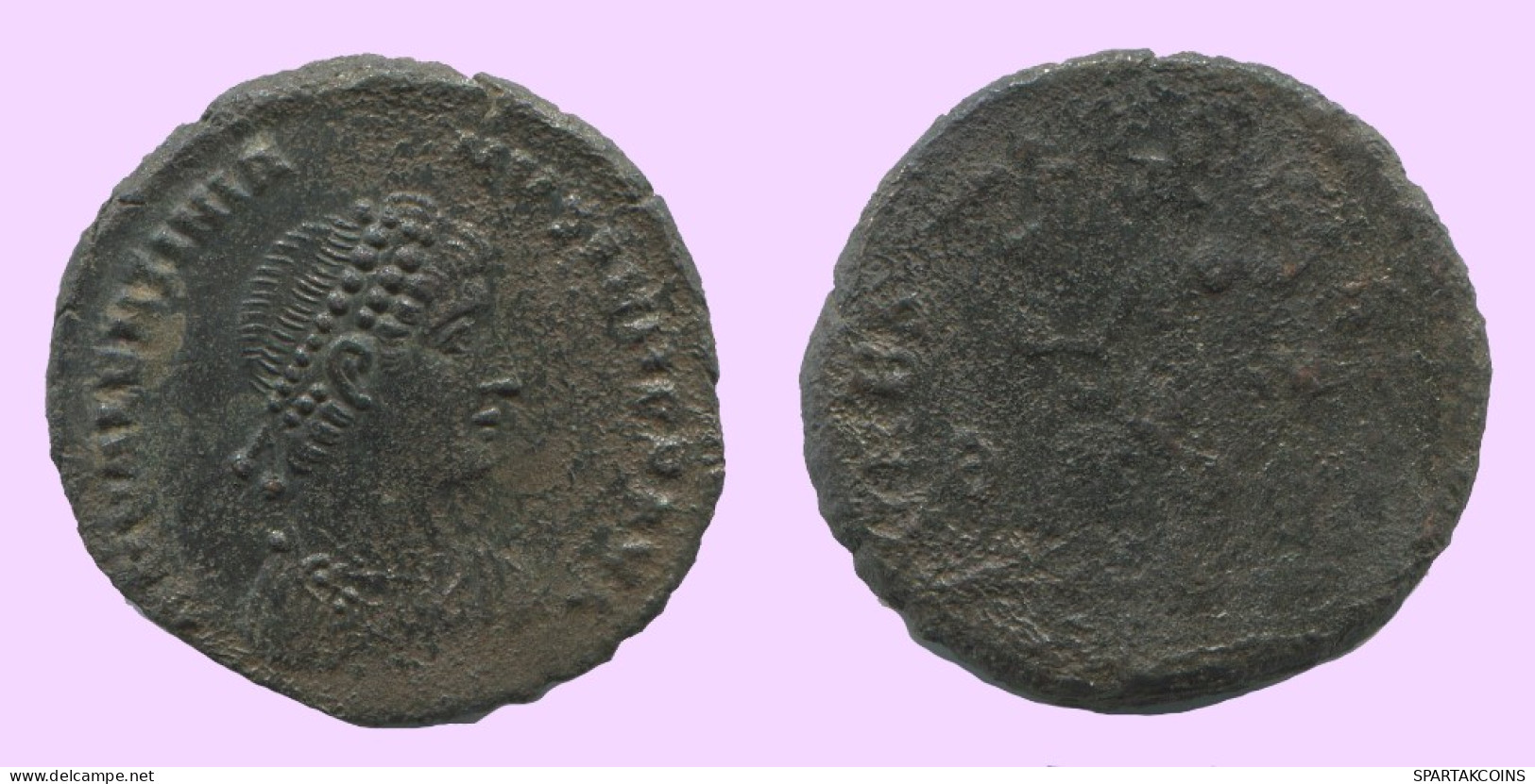 Authentische Antike Spätrömische Münze RÖMISCHE Münze 3.1g/18mm #ANT2406.14.D.A - The End Of Empire (363 AD Tot 476 AD)