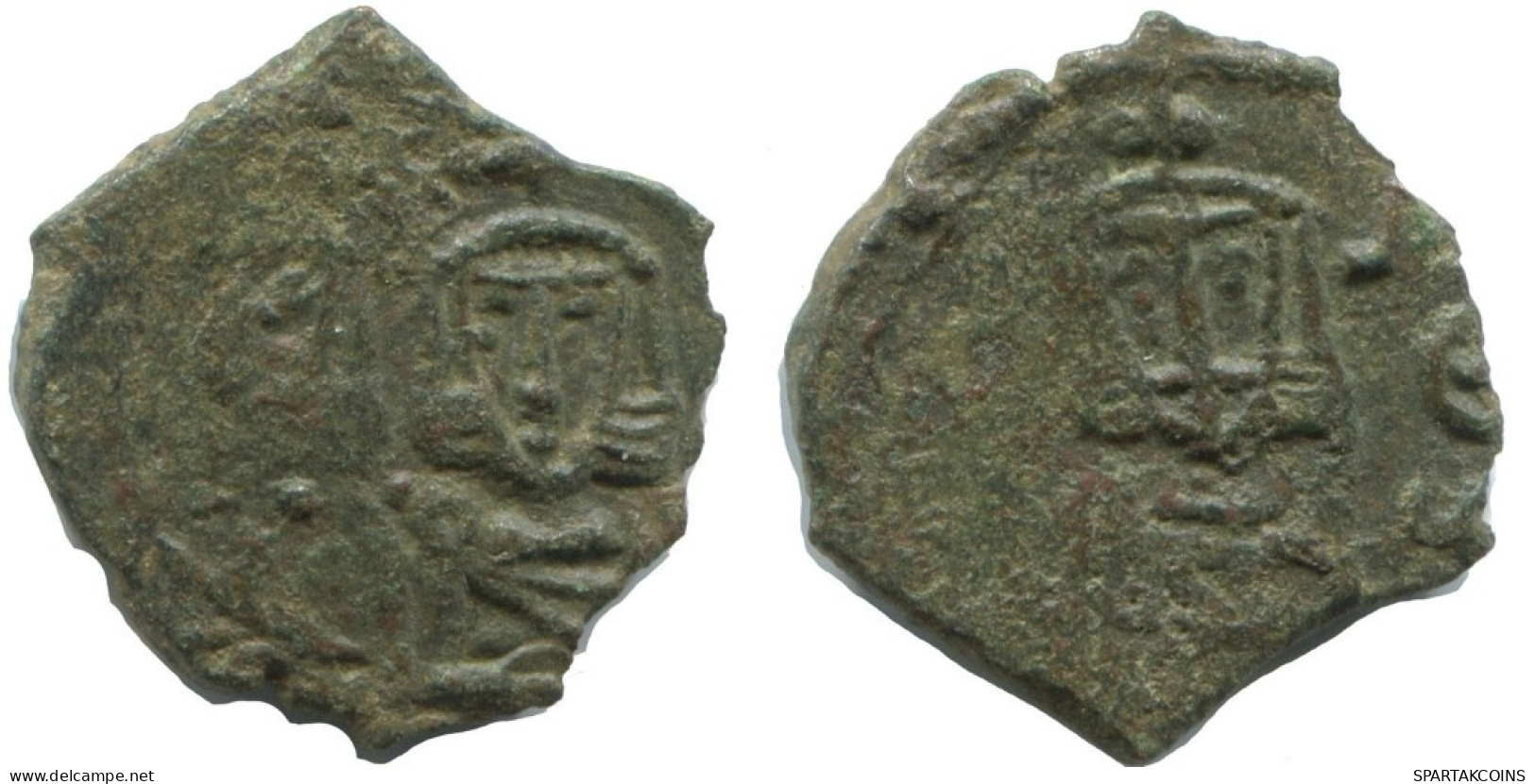 BYZANTINE Authentique Antique Pièce 1,8g/18mm #AC084.9.F.A - Byzantinische Münzen