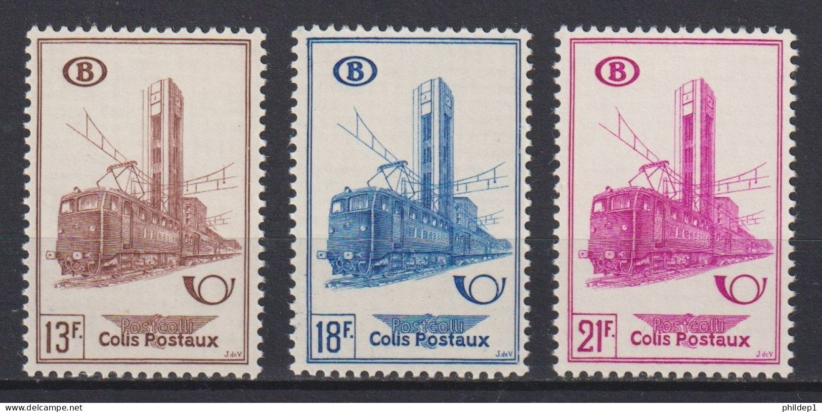 Belgique: COB N° TR 355/57 **, MNH, Neuf(s). TTB !!!, Voir Le(s) Scan(s) !!! - Ungebraucht