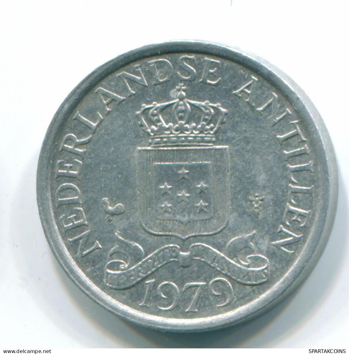 1 CENT 1979 ANTILLAS NEERLANDESAS Aluminium Colonial Moneda #S11165.E.A - Niederländische Antillen