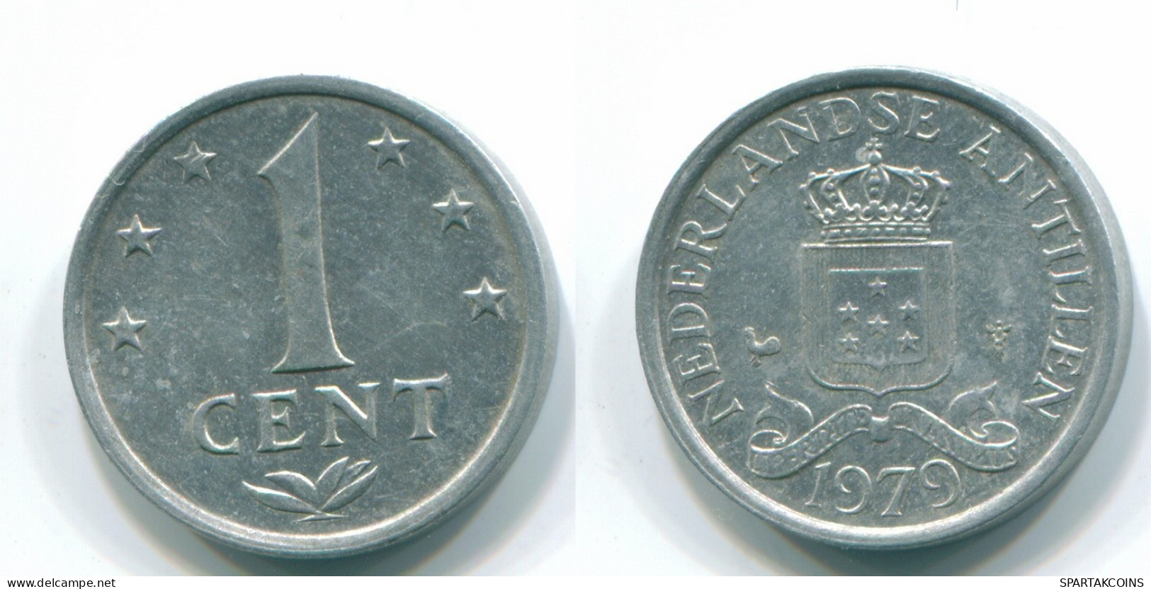 1 CENT 1979 ANTILLAS NEERLANDESAS Aluminium Colonial Moneda #S11165.E.A - Netherlands Antilles