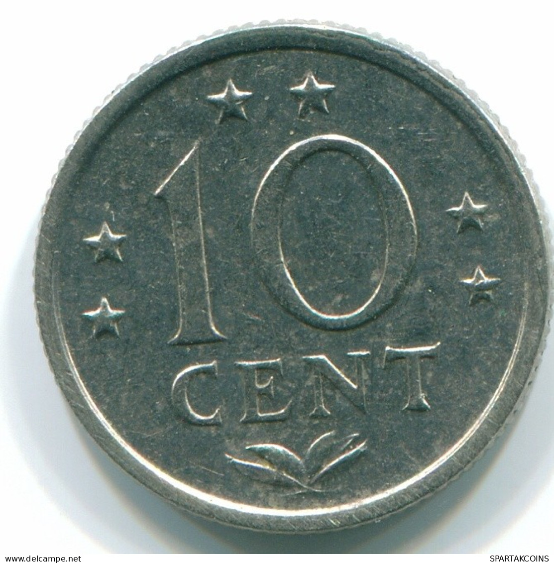 10 CENTS 1971 NIEDERLÄNDISCHE ANTILLEN Nickel Koloniale Münze #S13392.D.A - Netherlands Antilles