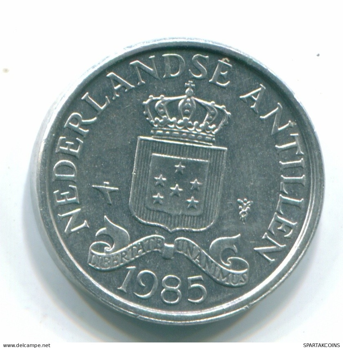 1 CENT 1985 ANTILLES NÉERLANDAISES Aluminium Colonial Pièce #S11210.F.A - Antilles Néerlandaises