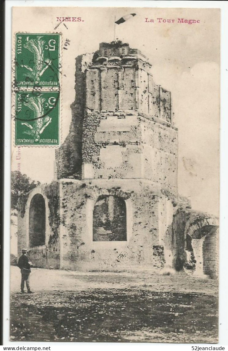 La Tour Magne    1908    N° - Nîmes