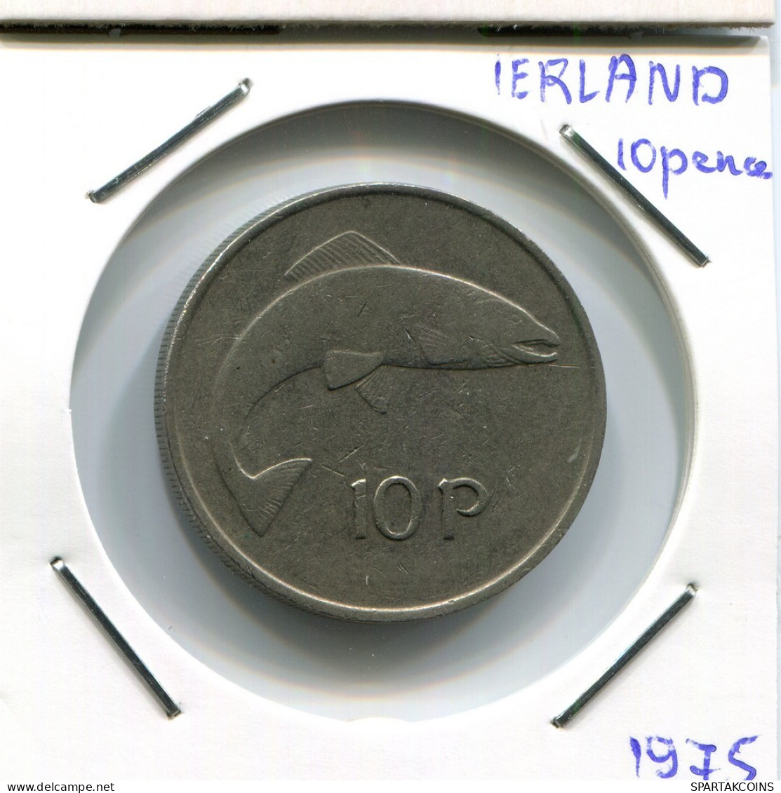 10 PENCE 1975 IRELAND Coin #AR596.U.A - Ireland