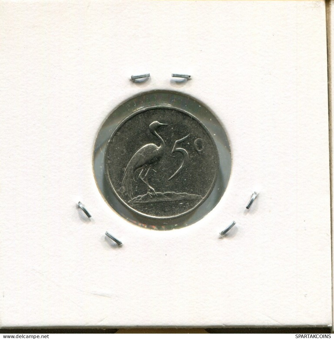 5 CENTS 1981 SOUTH AFRICA Coin #AN715.U.A - Afrique Du Sud