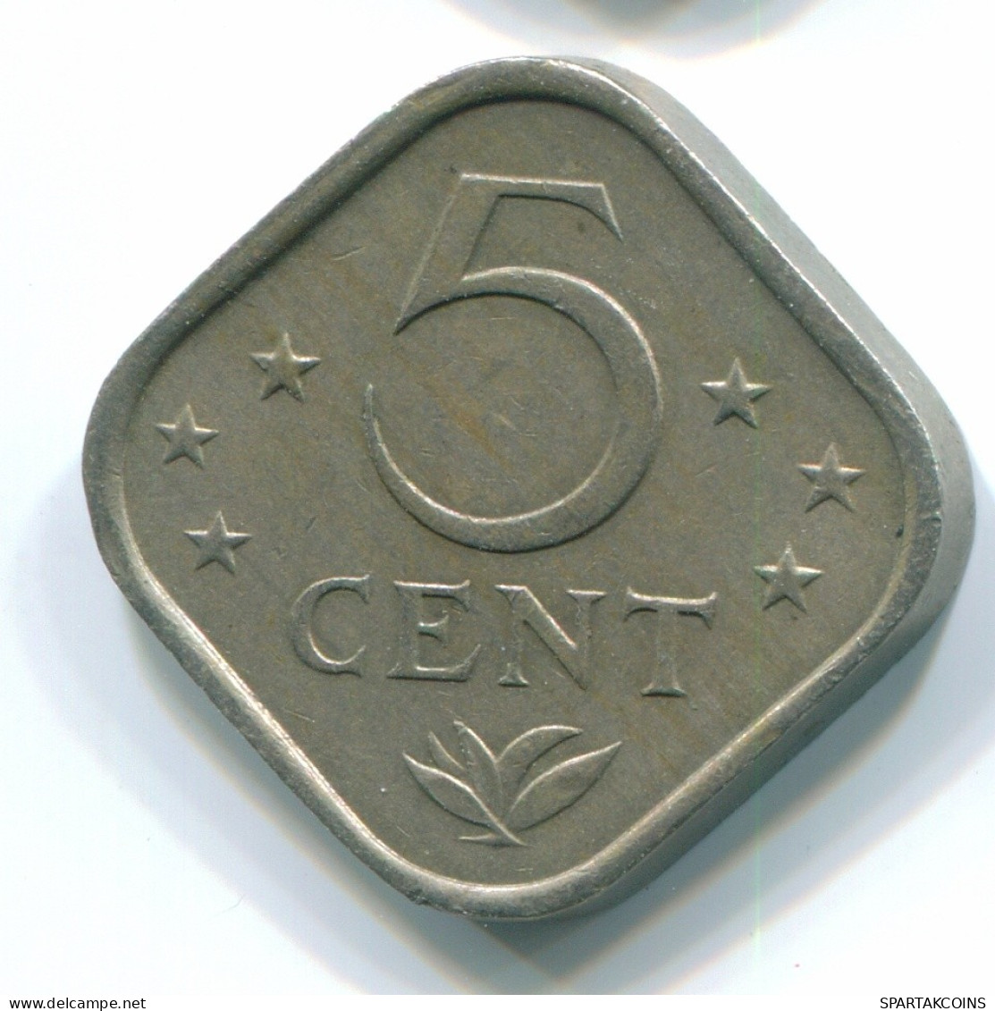 5 CENTS 1971 ANTILLES NÉERLANDAISES Nickel Colonial Pièce #S12186.F.A - Netherlands Antilles