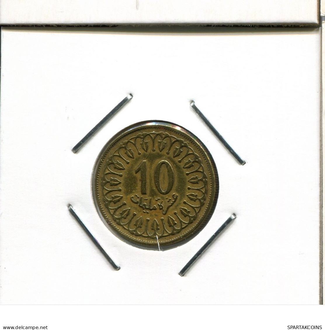 10 MILLIMES 1960 TUNISIA Coin #AR473.U.A - Tunisia