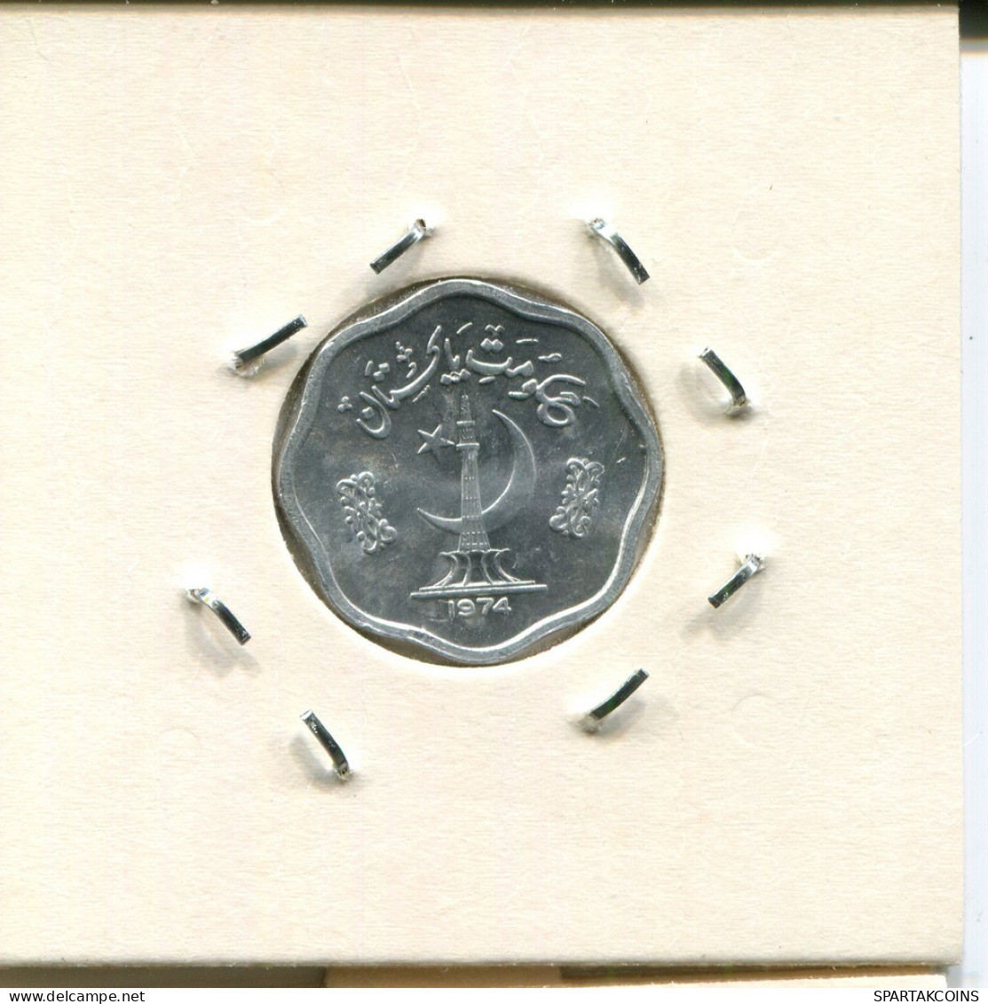 2 PAISA 1974 PAKISTÁN PAKISTAN Moneda #AS073.E.A - Pakistán