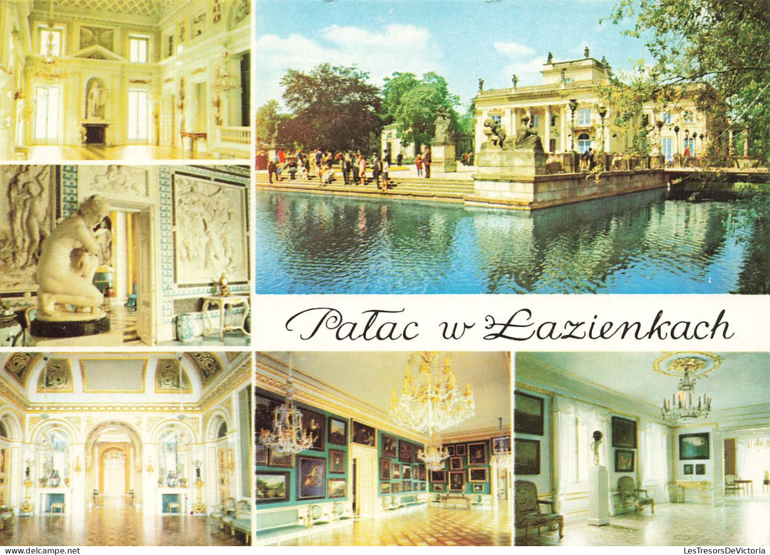 POLOGNE - Warszawa - Palac W Lazienkach / XVIII W Proj Merlini / Sala Balowa Pokoj Kapielowy - Carte Postale - Polen