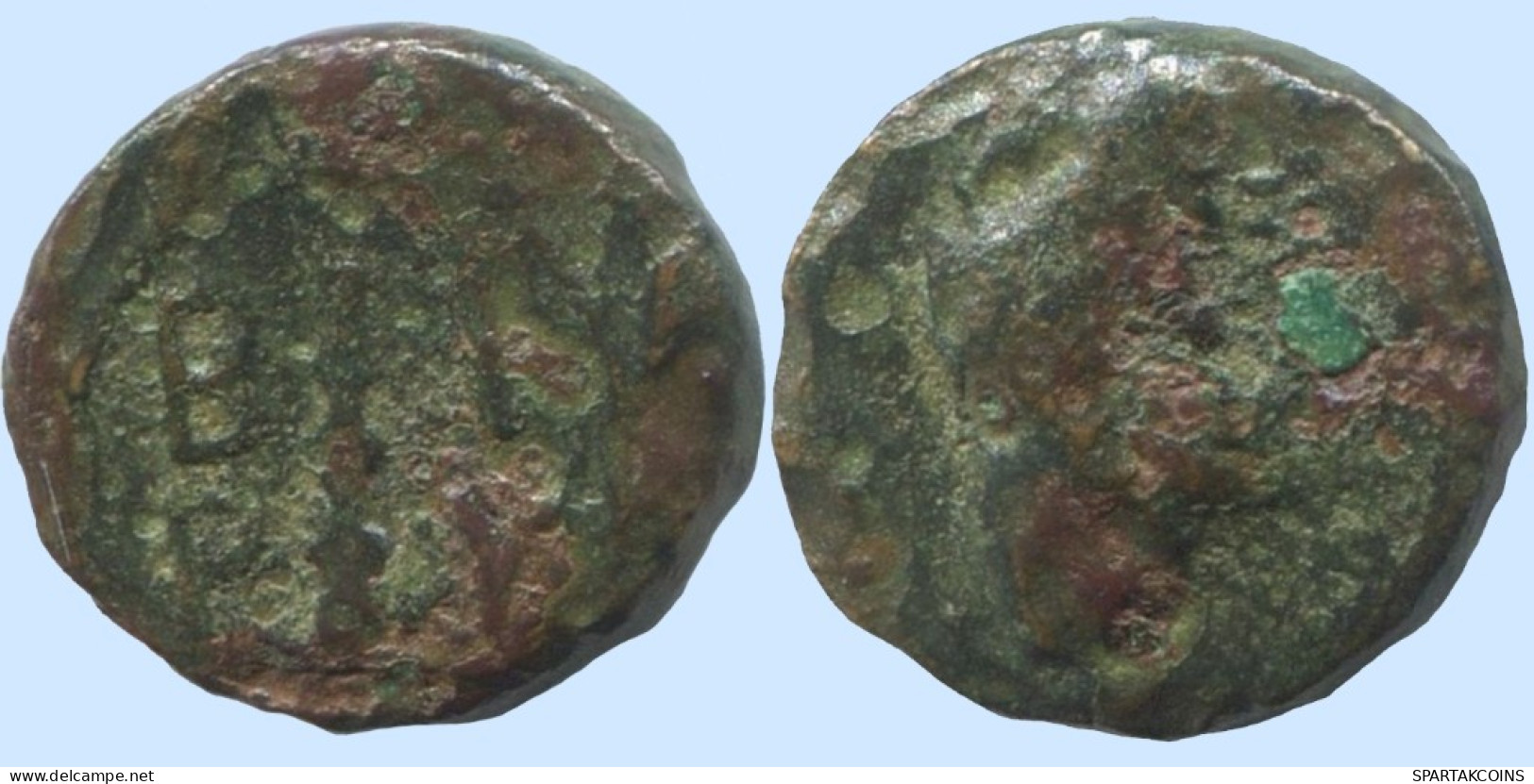 Antiguo Auténtico Original GRIEGO Moneda 1.1g/10mm #ANT1675.10.E.A - Greek