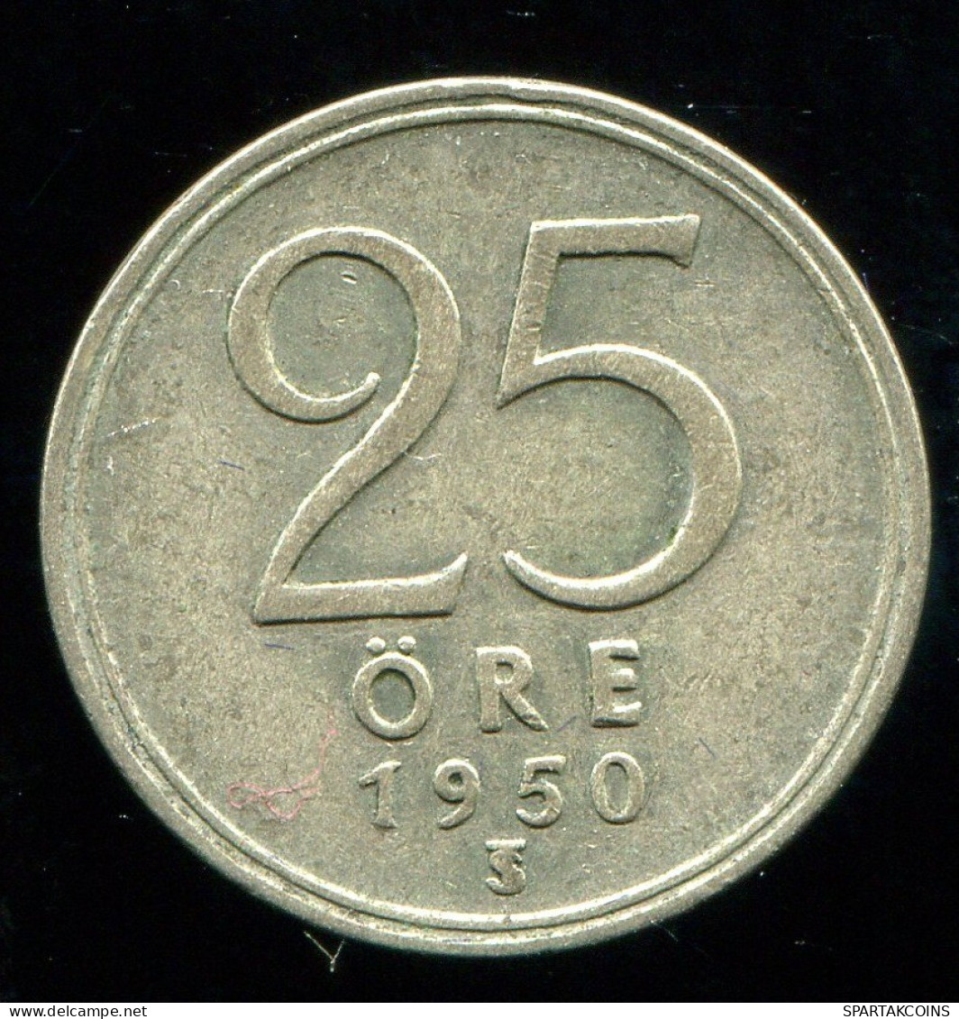 25 ORE 1948 SUECIA SWEDEN PLATA Moneda #W10458.3.E.A - Sweden