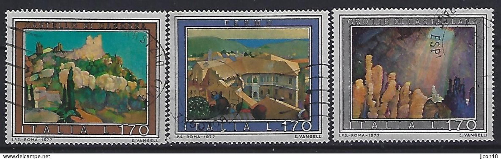 Italy 1977  Tourismus  (o) Mi.1569-1571 - 1971-80: Gebraucht