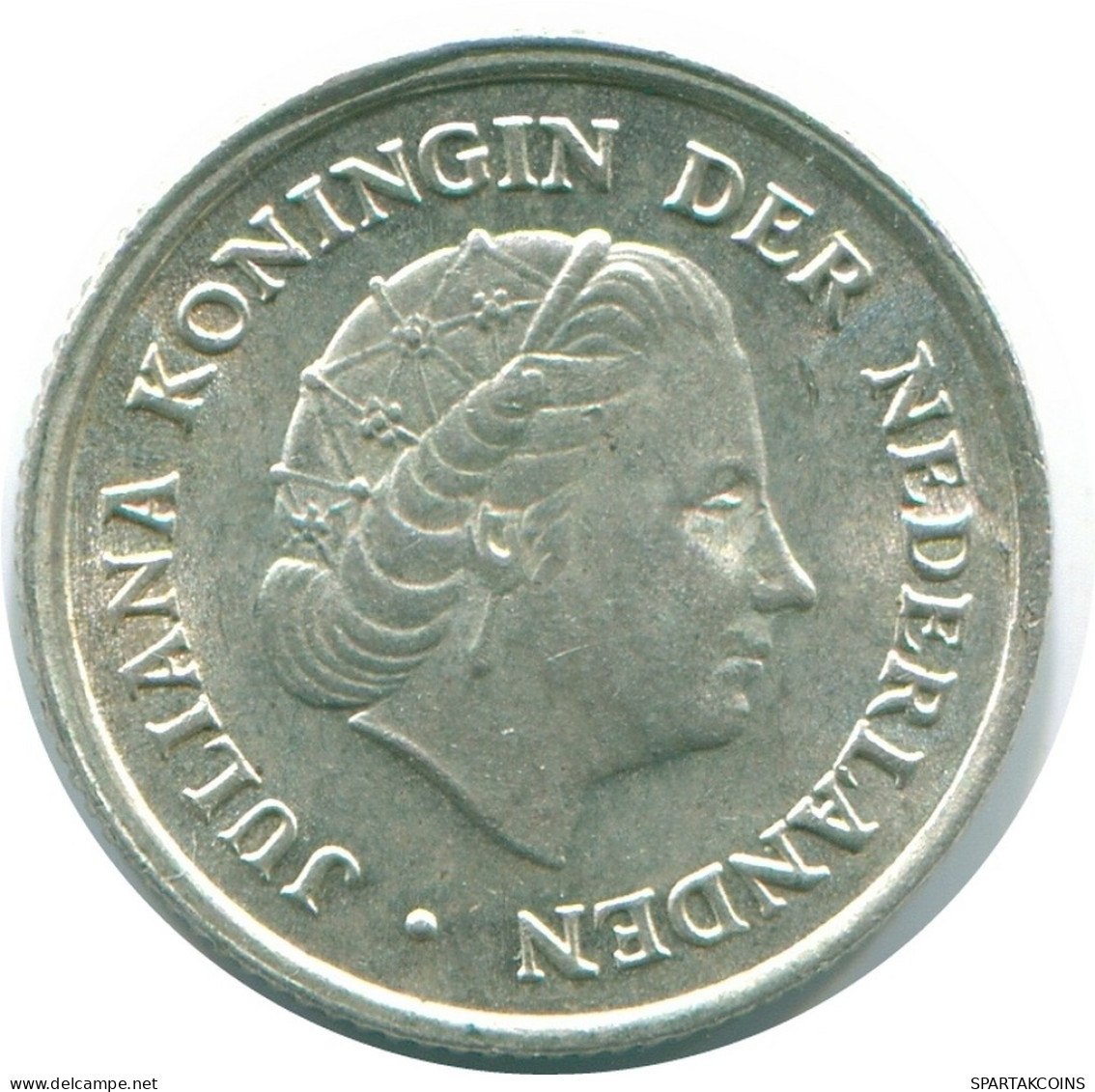 1/10 GULDEN 1970 NIEDERLÄNDISCHE ANTILLEN SILBER Koloniale Münze #NL12986.3.D.A - Antilles Néerlandaises