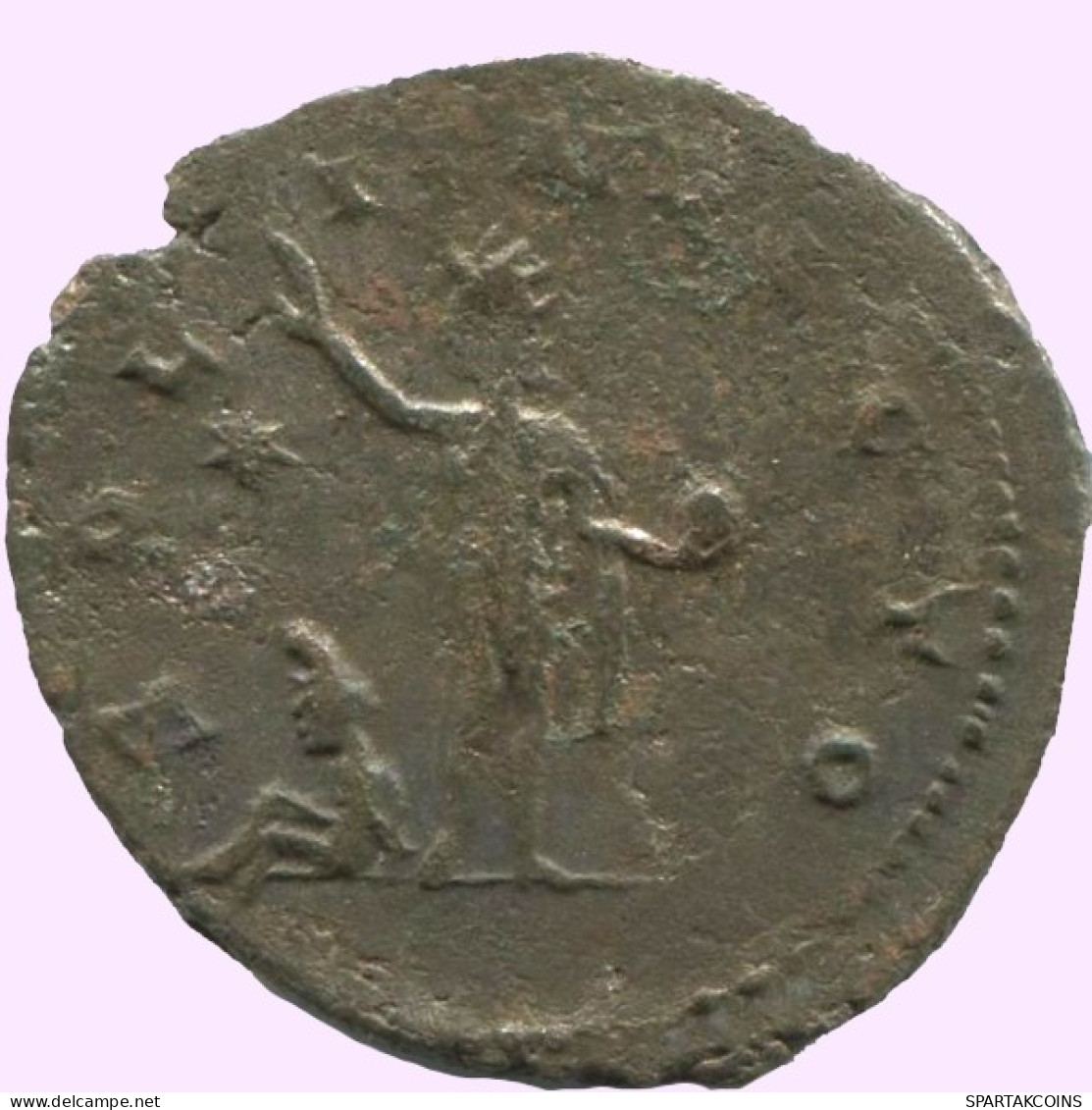 AURELIAN ANTONINIANUS AD 270 - 275 SOLI INVICTO Sol Standing #ANT1876.48.D.A - The Military Crisis (235 AD To 284 AD)