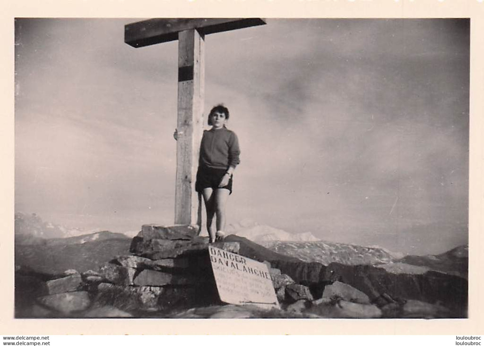 ALPES MONTAGNE ALPINISME   PHOTO ORIGINALE 9 X 6 CM R16 - Plaatsen