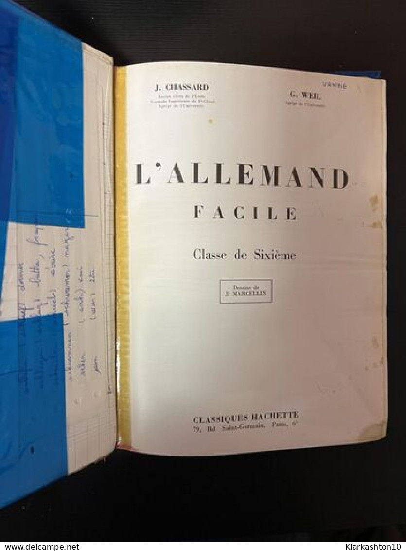 L'Allemand Facile 6e - Other & Unclassified
