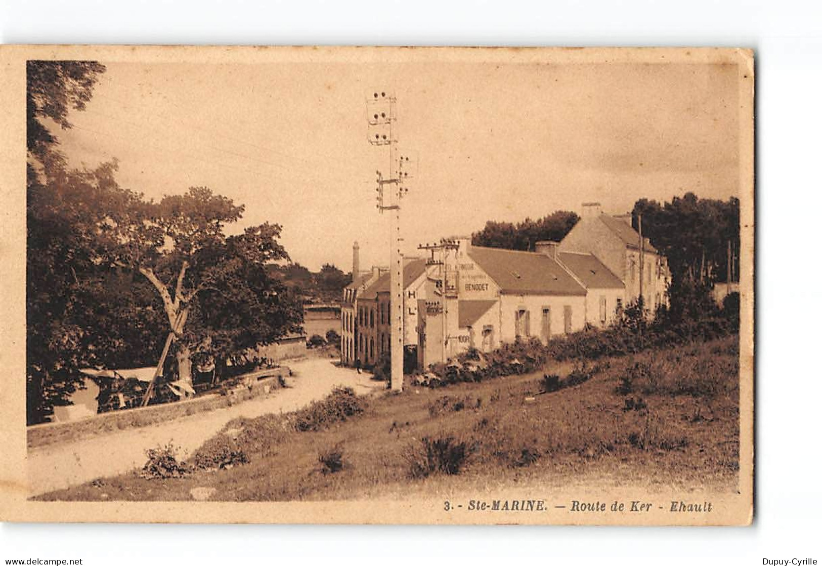 SAINTE MARINE - Route De Ker - Ehault - Très Bon état - Sonstige & Ohne Zuordnung