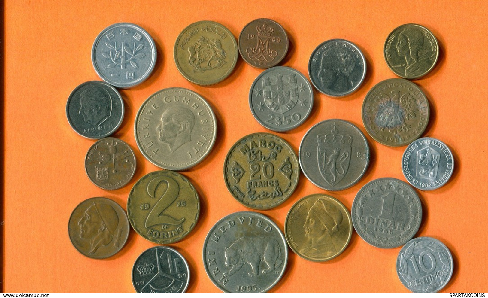Collection MUNDO Moneda Lote Mixto Diferentes PAÍSES Y REGIONES #L10081.2.E.A - Other & Unclassified