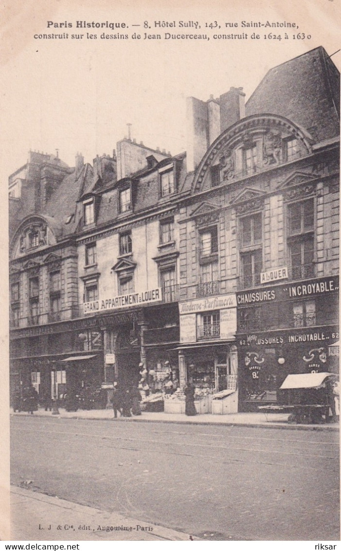 PARIS(4 Em ARRONDISSEMENT) PARIS HISTORIQUE - District 04