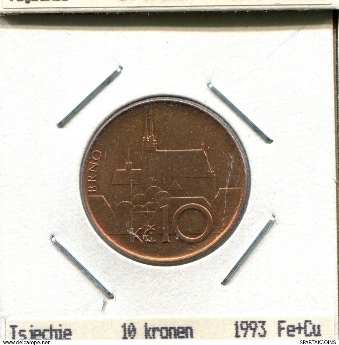 10 KORUN 1993 CHECOSLOVAQUIA CZECHOESLOVAQUIA SLOVAKIA Moneda #AS543.E.A - Checoslovaquia