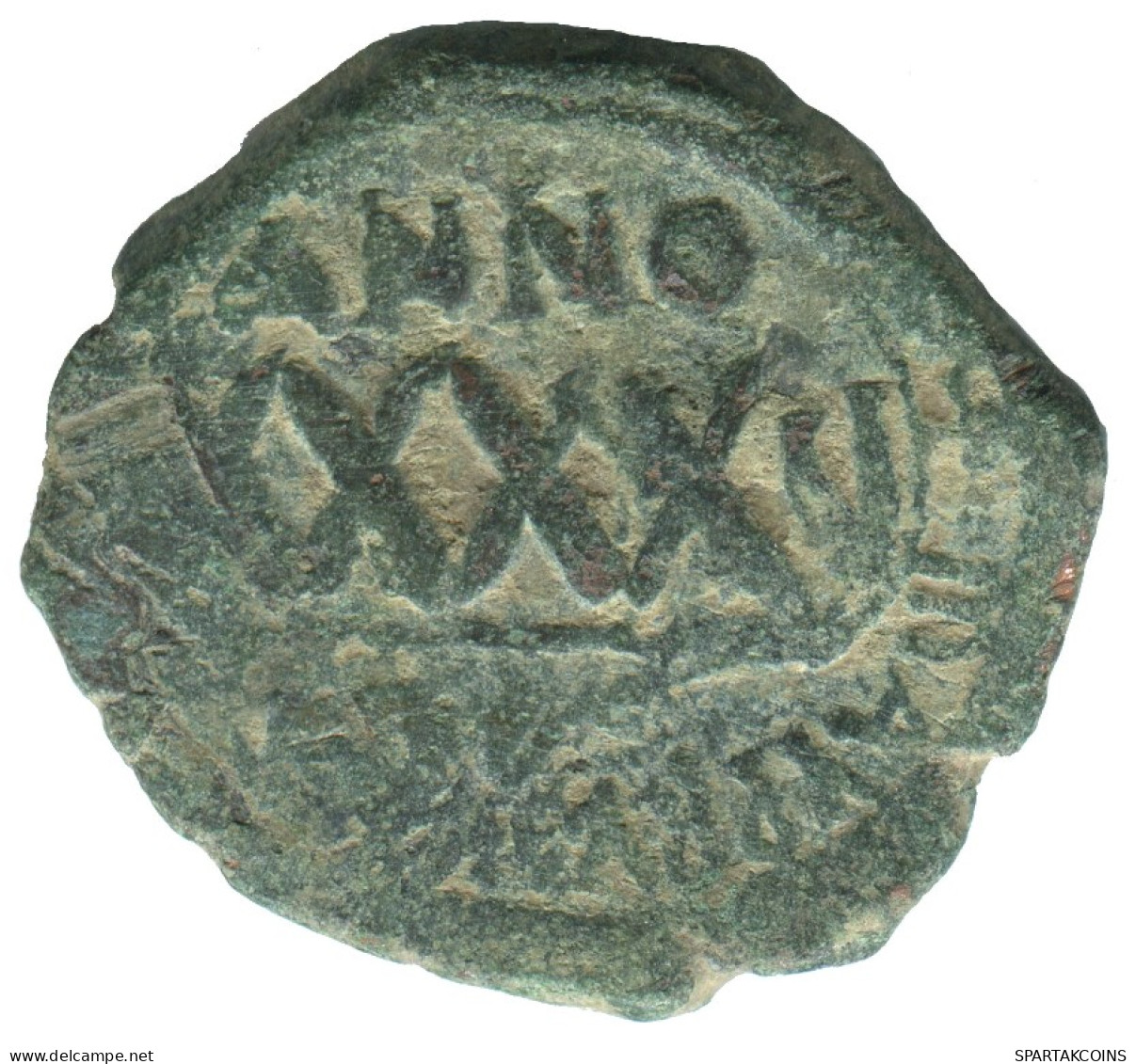 PHOCAS 3/4 FOLLIS Authentique Antique BYZANTIN Pièce 10.4g/31mm #AA505.19.F.A - Bizantinas