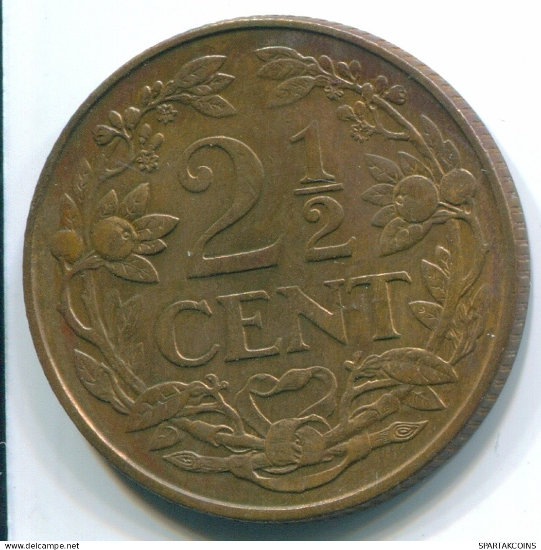 2 1/2 CENT 1965 CURACAO NÉERLANDAIS NETHERLANDS Bronze Colonial Pièce #S10217.F.A - Curaçao
