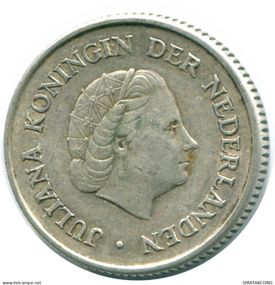 1/4 GULDEN 1967 NETHERLANDS ANTILLES SILVER Colonial Coin #NL11512.4.U.A - Netherlands Antilles