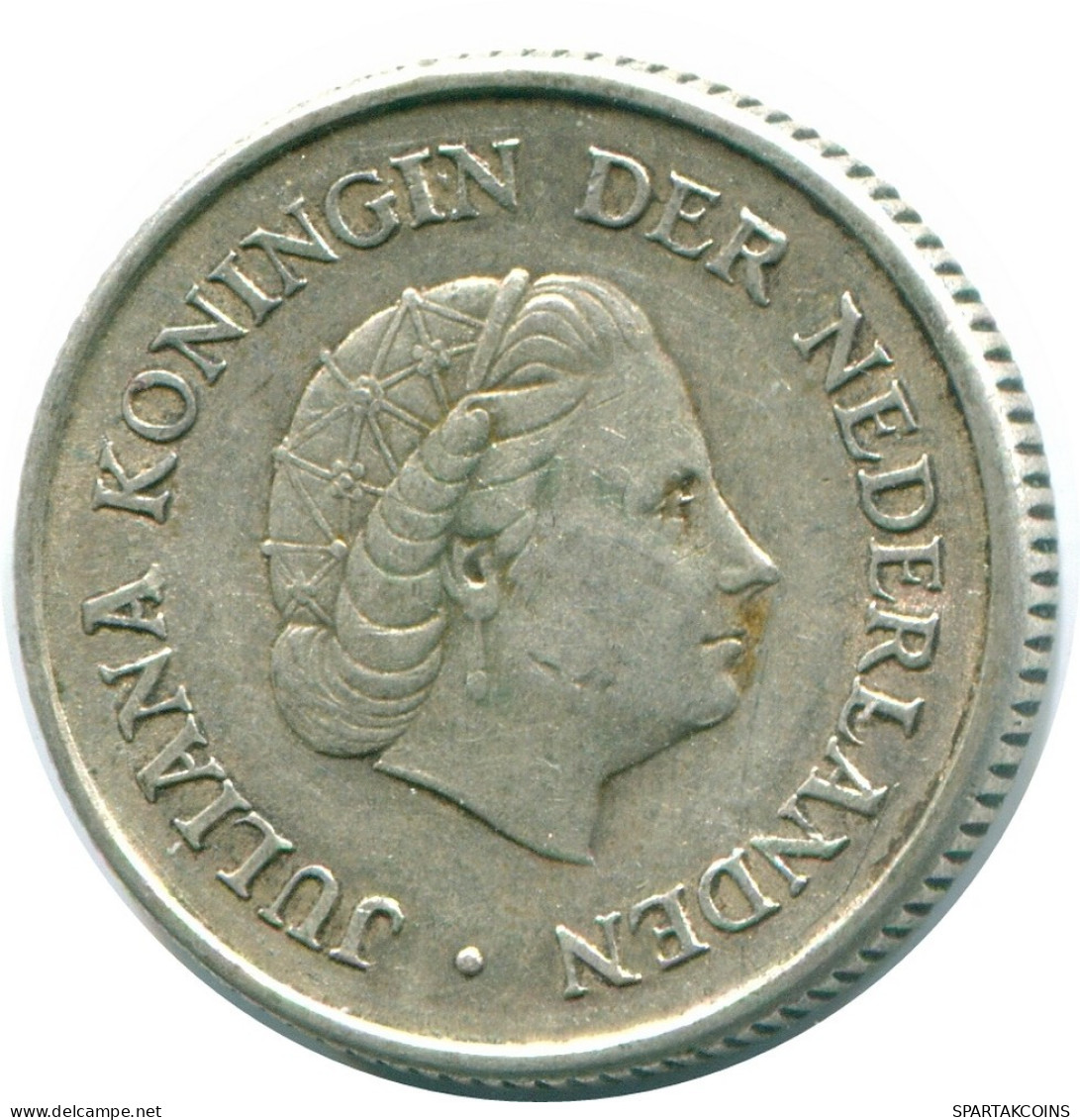 1/4 GULDEN 1967 NETHERLANDS ANTILLES SILVER Colonial Coin #NL11512.4.U.A - Antilles Néerlandaises